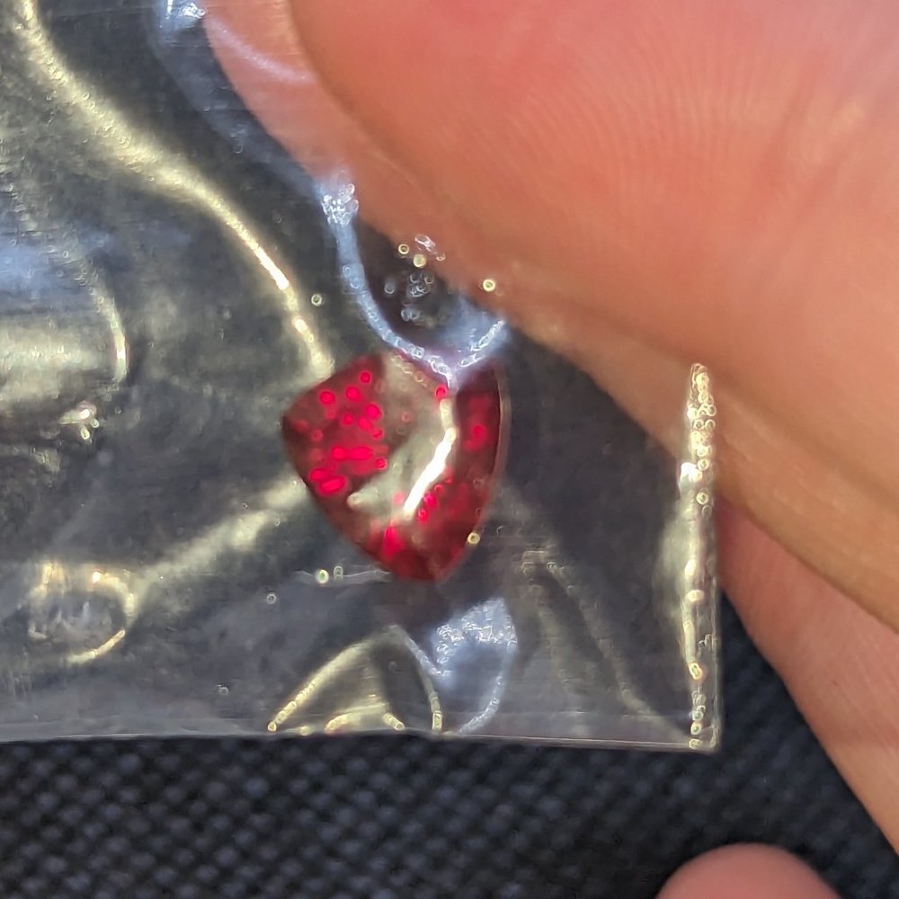 Trilliant cut ruby